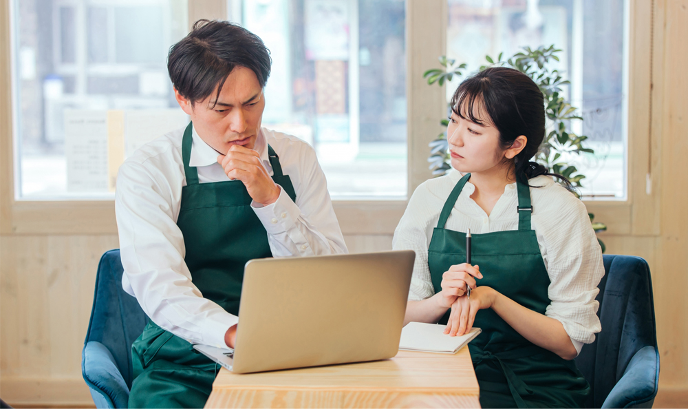 飯田市の小さな会社や小さなお店がホームページデザインに悩むイメージ